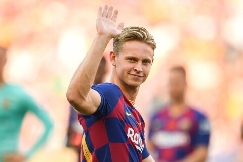ØNSKET: Manchester United har lenge forsøkt å signere Frenkie de Jong. FC Barcelona v Arsenal - Pre-Season Friendly