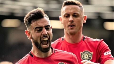 HAR NOK KVALITET: Nemanja Matic mener United har nok å by på til å kunne havne blant de fire beste. Bildet er ikke helt tilfeldig valgt.