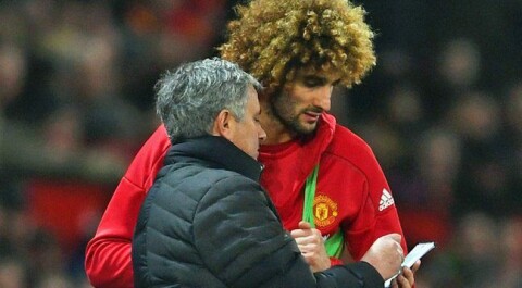 DET BLE KRØLL ETTER HVERT: Men Fellaini mener likevel at Mourinho ikke fikk god nok tid i United. DET BLE KRØLL ETTER HVERT: Men Fellaini mener likevel at Mourinho ikke fikk god nok tid i United.
