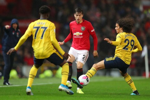 STOPPER: Victor Lindelöf har spilt fast for Ole Gunnar Solskjær.