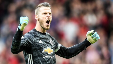 BLIR: Ingenting tyder på at David de Gea forsvinner – i alle fall ikke ennå.
