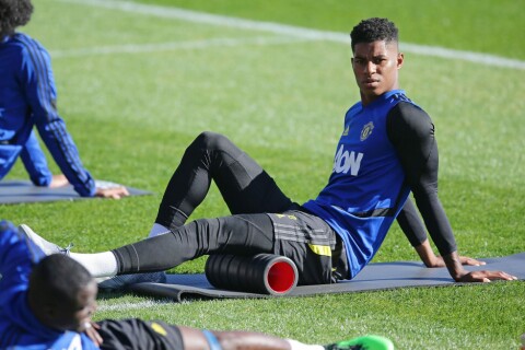 GOD START: Marcus Rashford forteller at United-spillerne er bedre rustet enn de var på samme tidspunkt i fjor.
