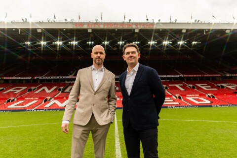 TRENGER POSITIVITET: Erik ten Hag trenger all positivitet og optimisme han har, fordi det er etter Rene Meulensteens oppfatning mange problemer som må løses. Manchester United Erik ten Hag Press Conference