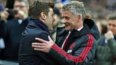 POCHETTINO OG SOLSKJÆR: Lenge var det mye snakk om Pochettino som en mulig United-manager, men akkurat nå er det ingen åpenbare kandidater til å ta over, skriver Oli Winton. POCHETTINO OG SOLSKJÆR: Lenge var det mye snakk om Pochettino som en mulig United-manager, men akkurat nå er det ingen åpenbare kandidater til å ta over, skriver Oli Winton.