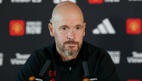 Erik ten Hag møter pressen