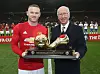 Wayne Rooney og Sir Bobby Charlton, 29.01.2017 i forbindelse med at Rooney tok over scoringsrekorden.