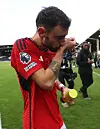 Bruno Fernandes etter kampen han avgjorde mot Fulham, 04.11.23.