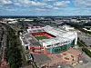 Old Trafford før kamp. 76. august 2022. På utsiden. Oversiktsbilde.