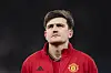 Harry Maguire før FC København-Manchester United, 8. november 2023.