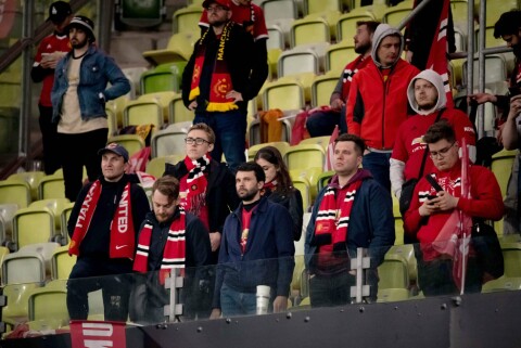 SKUFFELSE: United-fansen som hadde billetter til finalen i Gdansk fikk seg en solid nedtur etter en fin oppladning i den trivelige havnebyen. Villarreal CF v Manchester United - UEFA Europa League Final