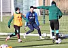 Altay Bayindir i aksjon på trening.