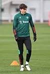Victor Lindelöf på trening.