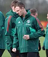 Jonny Evans på trening.