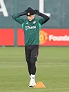 Alejandro Garnacho på trening.