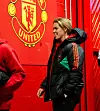 Aoife Mannion ankommer Old Trafford, 19. november 2023.