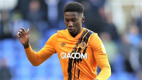 HAR KLART SEG BRA: Di’Shon Bernard. Reading v Hull City - Sky Bet Championship