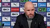 Erik ten Hag på pressekonferansen etter City-kampen.