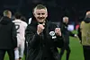Ole Gunnar Solskjær feirer seier over PSG i Champions League 2019.