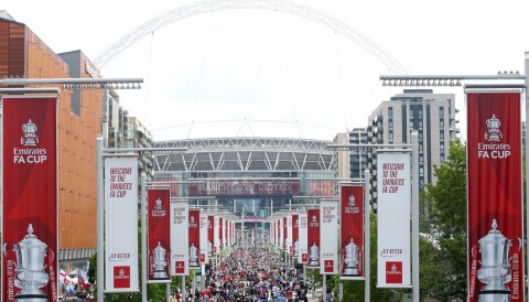 Wembley Way, general view, FA-cupfinalen 2023, 3. juni 2024.