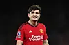 Harry Maguire smiler etter kampen mot Sheffield United.