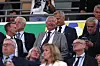 Sir Alex Ferguson og José Mourinho på tribunen i åpningskampen i EM 2024, Tyskland 5-1 Skottland.