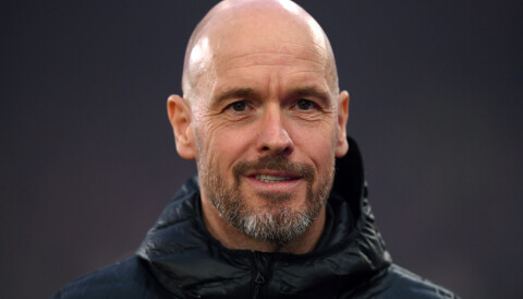 LONDON, ENGLAND - MAY 06: Erik ten Hag, Manager of Manchester United, looks on prior to the Premier League match between Crystal Palace and Manchester United at Selhurst Park on May 06, 2024 in London, England. (Photo by Justin Setterfield/Getty Images)