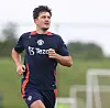 Harry Maguire trener på Carrington, 11. juli 2024.