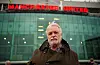 Michael Knighton utenfor Old Trafford i forbindelse med en anti-Glazer-protest, 22. august 2022.
