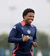 Tyrell Malacia på trening under pre-season 24/25.