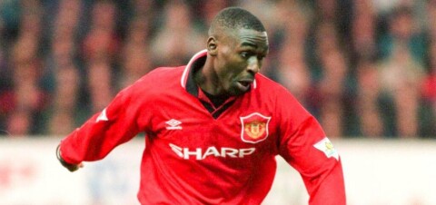 MÅLTYV: Andy Cole var Uniteds toppscorer etter de første ti kampene i 2000/01-sesongen. Dette bildet er fra 1995.