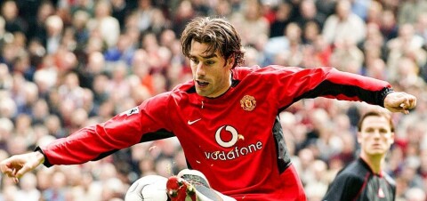 MÅLMASKIN: Ruud van Nistelrooy scoret på bestilling i United-trøyen, men må se seg slått av Lukakus start denne sesongen.