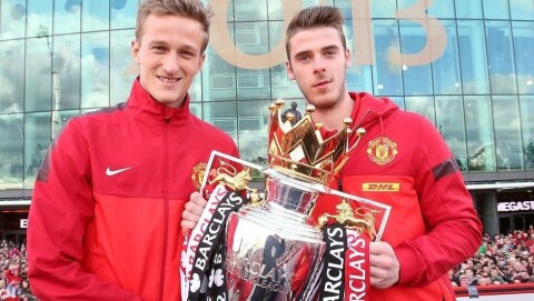 LIGAVINNERE: Det har snart gått åtte år siden Anders Lindegaard og David de Gea vant Premier League.