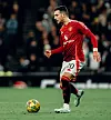 Diogo Dalot med ballen mot Tottenham.