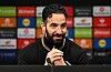 Rúben Amorim på pressekonferanse etter seieren mot Rangers, 23. januar 2025.