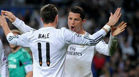 HAR VUNNET GRUPPEN: Dermed kan Ronaldo og Bale være Uniteds motstander i åttedelsfnalen om United går videre som gruppetoer.