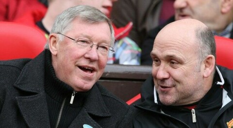 Sir Alex Ferguson og Mike Phelan