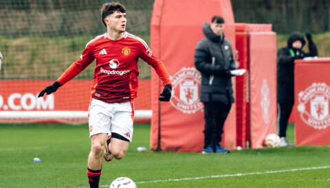 James Overy i aksjon mot Newcastle. Australieren kom inn fra benken og gjorde en god figur.