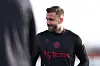 Luke Shaw på trening i januar.