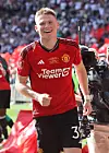 En smørblid Scott McTominay etter FA-cupfinaleseieren mot Manchester City på Wembley, 25. mai 2024.