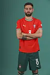 Fotoshoot-bilde av Bruno Fernandes i Portugal-drakt, 2. juni 2025. Landslaget.