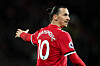 Zlatan Ibrahimovic med draktnummer 10, 25. november 2017.