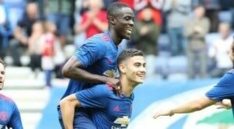 Spiller de sammen på Old Trafford neste sesong? Andreas Pereira og Eric Bailly.