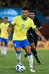 Casemiro i aksjon for Brasil mot Chile i den søramerikanske VM-kvalifiseringen, 4. september 2025.