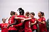 Melvine Malard feirer 3-0-målet mot London City med bl.a. Maya Le Tissier, Ella Toone, Jess Park, Hinata Miyazawa og Celin Bizet Dønnum, 14. september 2025.