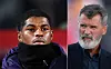 Marcus Rashford og Roy Keane