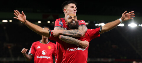 Mbeumo-dobbel sikret tre strake seiere da United holdt på å rote bort tremålsledelse