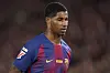 Marcus Rashford i aksjon for Barcelona.