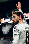 Bruno Fernandes gjør seg klar til å ta hjørnespark, 7. januar 2026.
