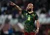 Bryan Mbeumo for Kamerun i Afrikamesterskapet mot Sør-Afrika