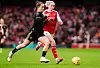 Maya Le Tissier og Alessia Russo, Arsenal Women 0-0 Manchester United, 10. januar 2026.